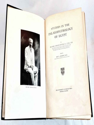 Item #99941 Studies in the Palaeopathology of Egypt. Marc Armand Ruffer